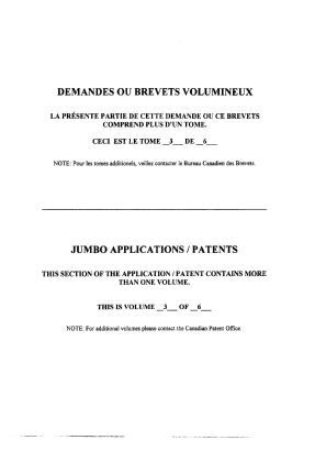Document de brevet canadien 2021546. Correspondance 20051220. Image 1 de 300