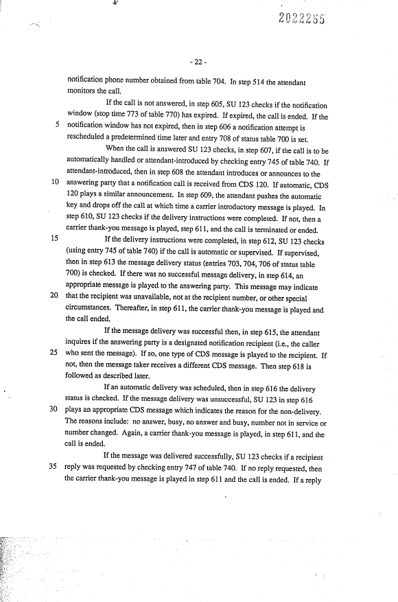 Document de brevet canadien 2022265. Description 19961209. Image 23 de 24