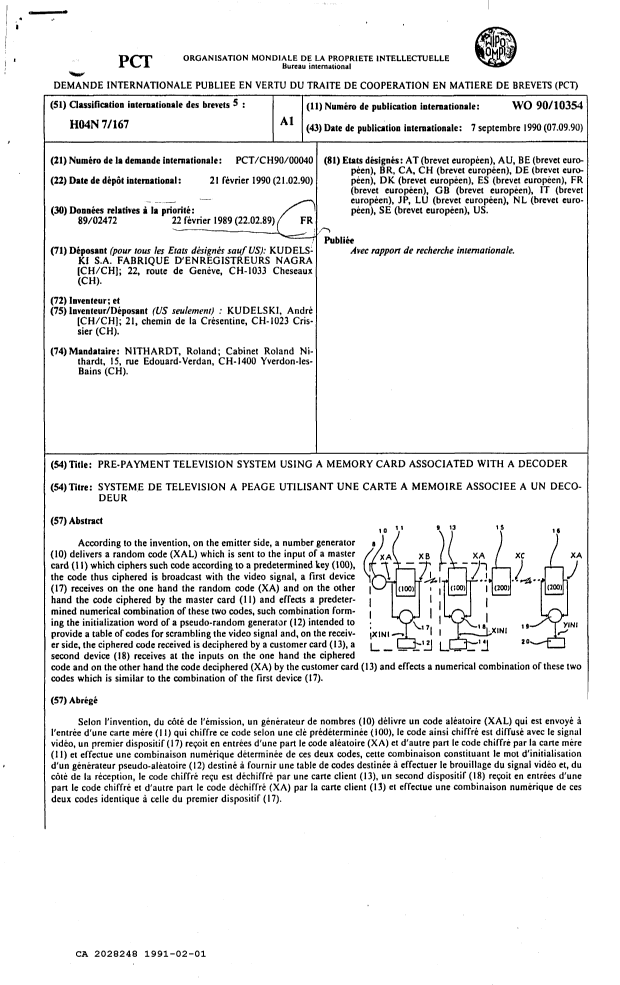 Canadian Patent Document 2028248. PCT Correspondence 19910201. Image 3 of 3