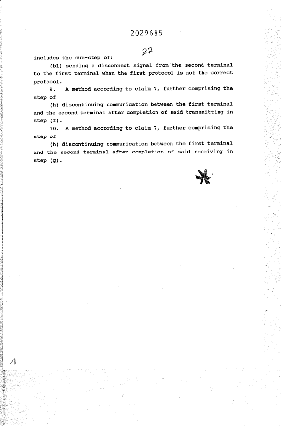 Canadian Patent Document 2029685. Claims 19971016. Image 3 of 3