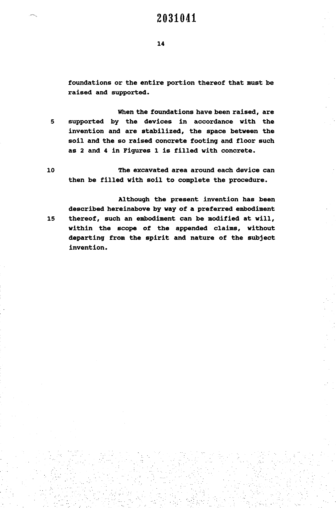 Document de brevet canadien 2031041. Description 19931226. Image 14 de 14