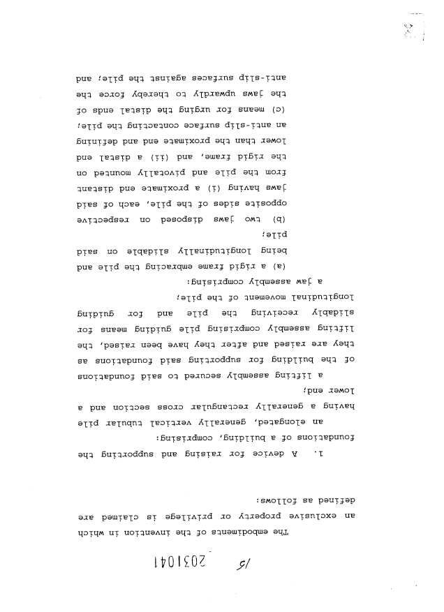 Document de brevet canadien 2031041. Revendications 19951216. Image 1 de 3