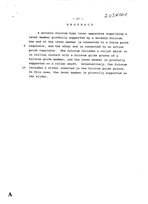 Document de brevet canadien 2034005. Abrégé 19940712. Image 1 de 1