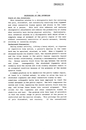 Document de brevet canadien 2040158. Description 19931214. Image 1 de 9