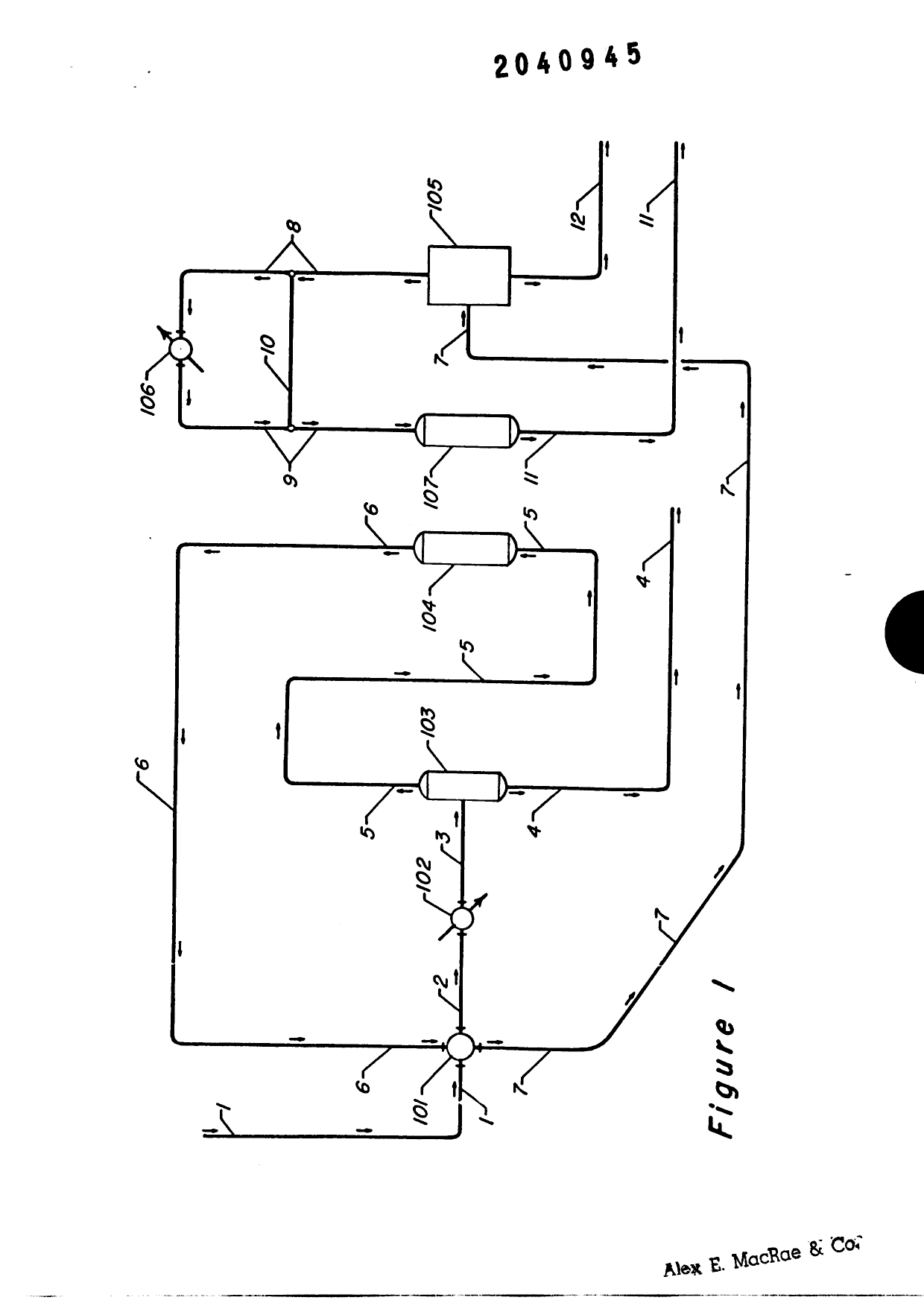 Document de brevet canadien 2040945. Dessins 19940120. Image 1 de 3