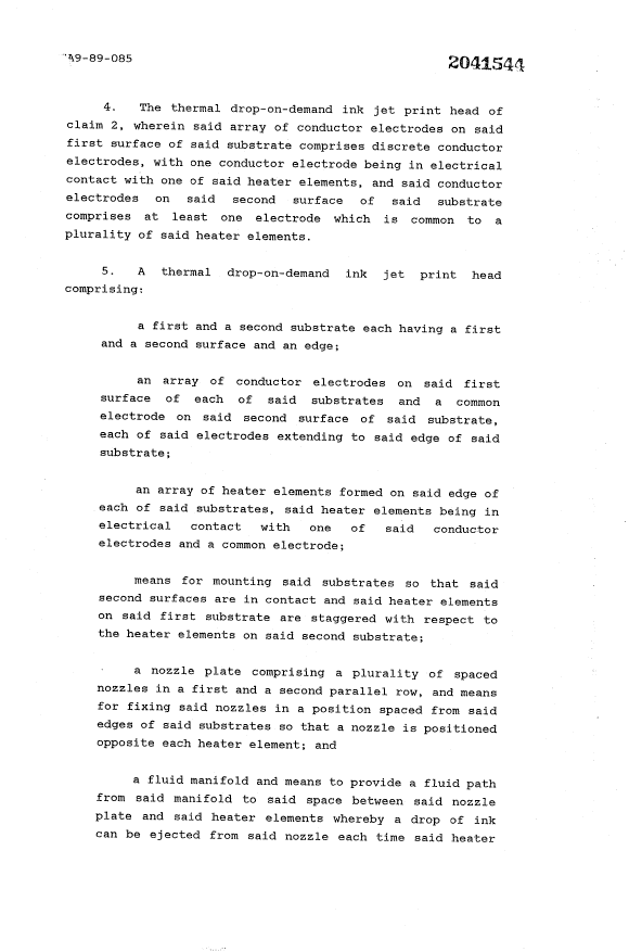 Document de brevet canadien 2041544. Revendications 19931103. Image 2 de 4