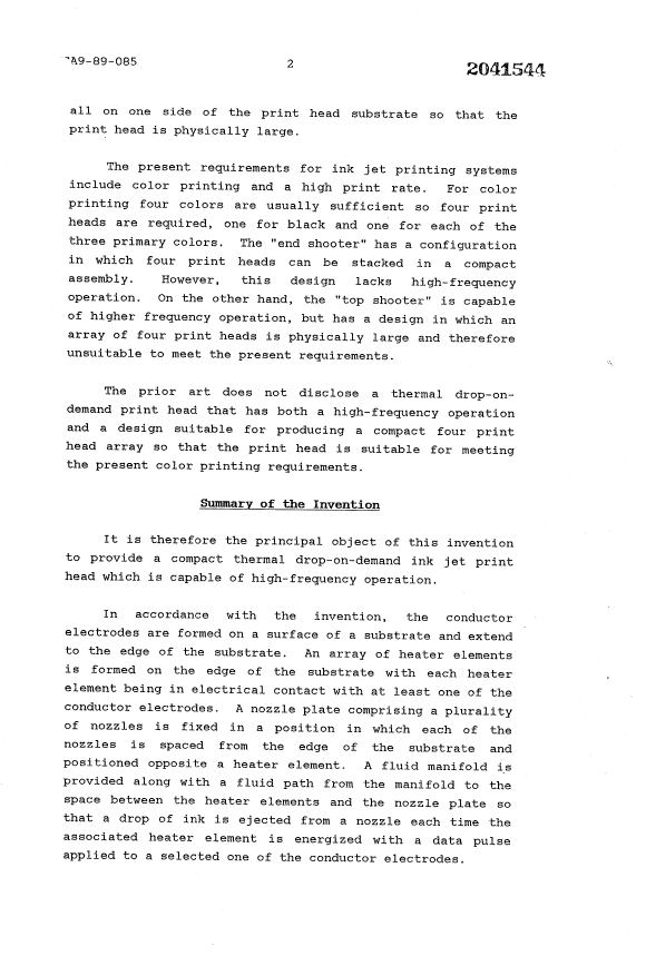 Document de brevet canadien 2041544. Description 19931103. Image 2 de 8