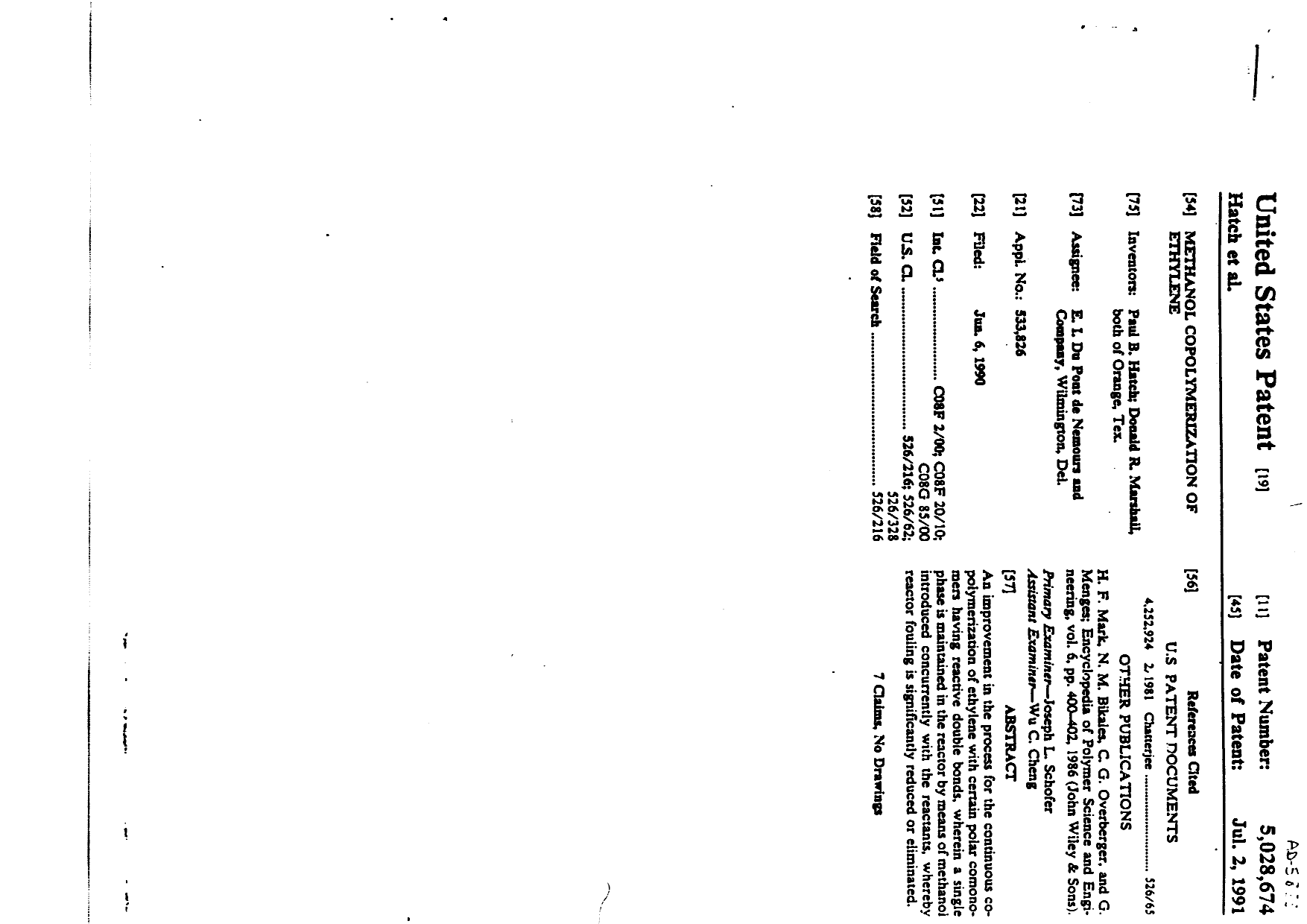 Canadian Patent Document 2043920. Prosecution-Amendment 19981218. Image 2 of 2