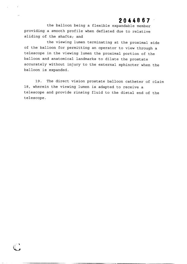 Document de brevet canadien 2044867. Revendications 19990303. Image 5 de 5