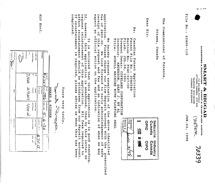 Canadian Patent Document 2046548. Prosecution-Amendment 19980603. Image 15 of 15
