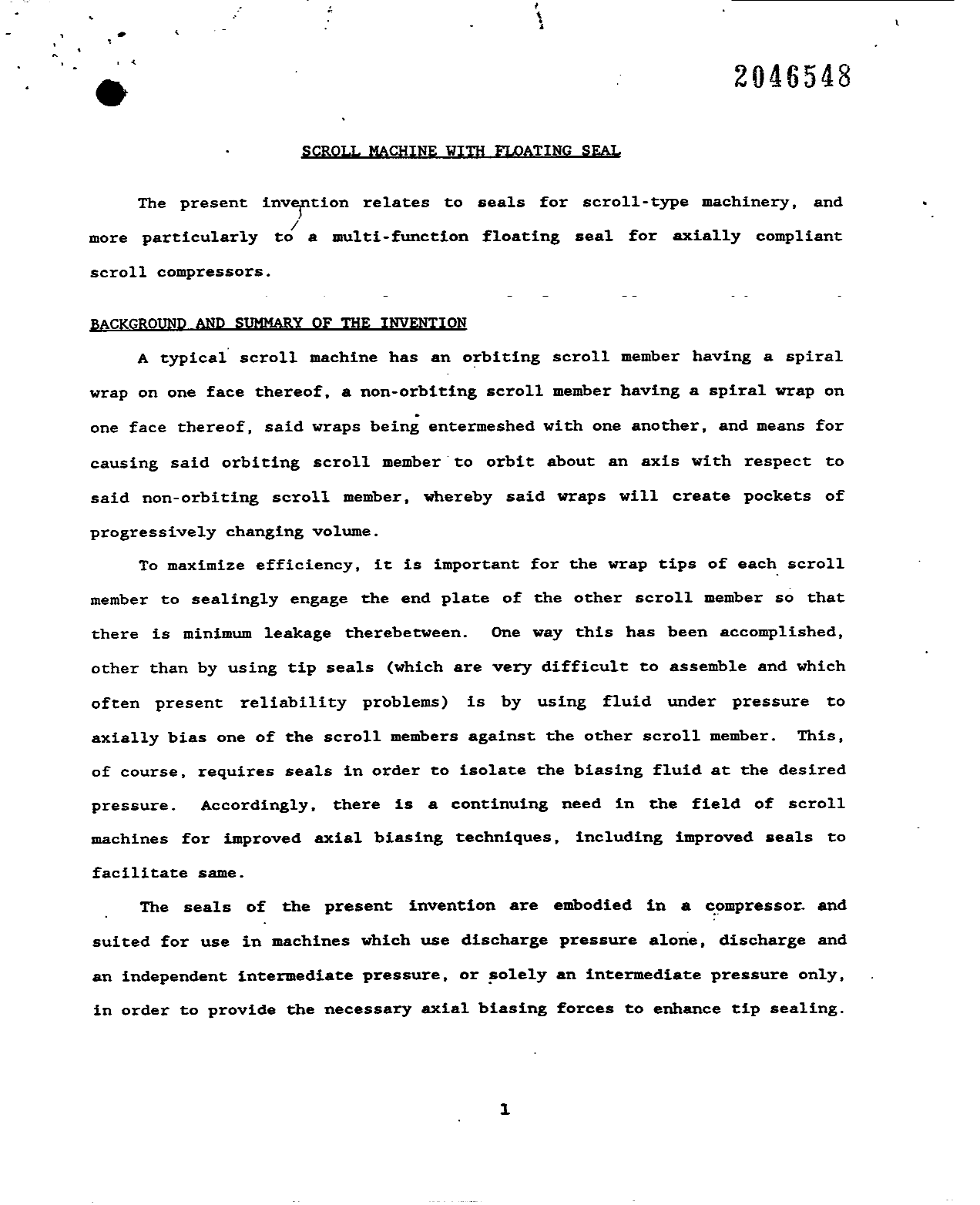 Document de brevet canadien 2046548. Description 19981022. Image 1 de 13