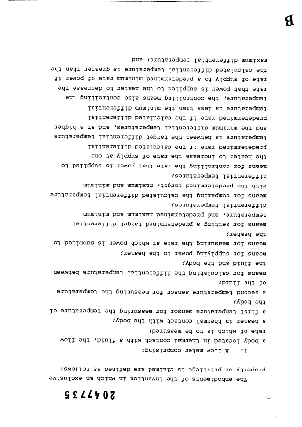 Document de brevet canadien 2047735. Revendications 19990324. Image 1 de 5