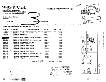 Document de brevet canadien 2047873. Taxes 19931229. Image 1 de 1