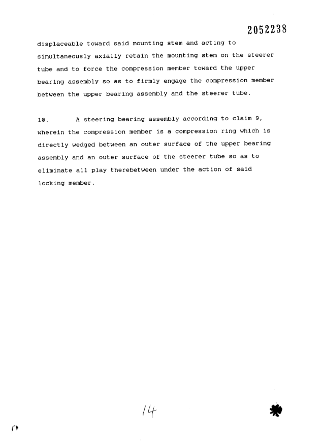 Document de brevet canadien 2052238. Revendications 19940913. Image 5 de 5