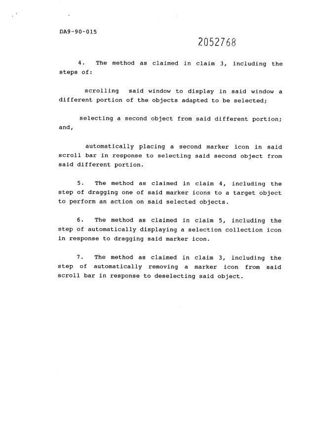 Document de brevet canadien 2052768. Revendications 19970730. Image 2 de 2