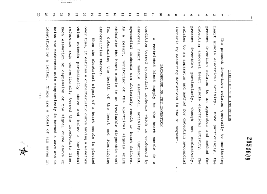 Canadian Patent Document 2054609. Description 19941213. Image 1 of 18