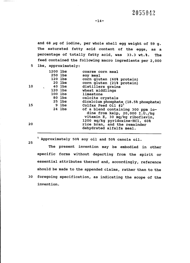 Canadian Patent Document 2055042. Description 19970228. Image 14 of 14