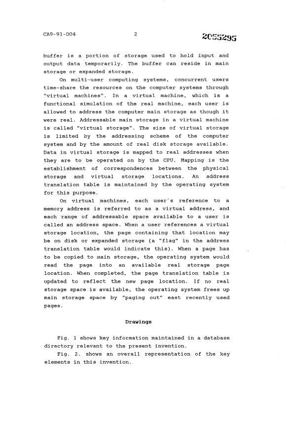 Canadian Patent Document 2055295. Description 19940327. Image 2 of 20