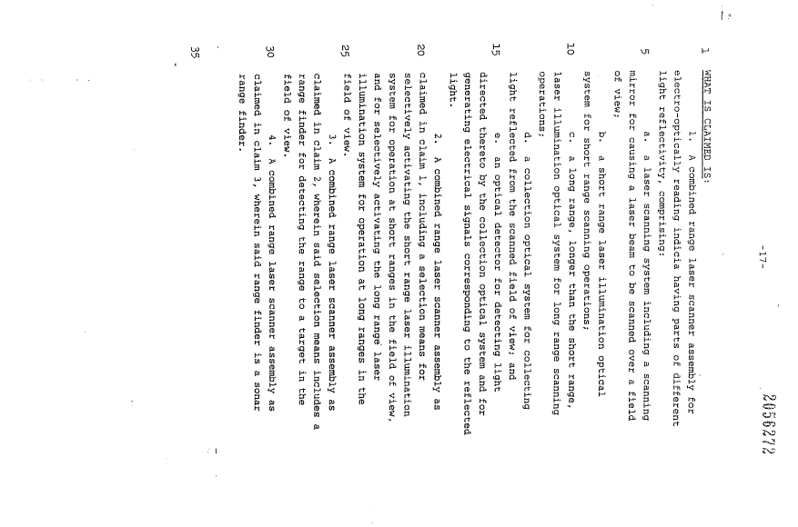Document de brevet canadien 2056272. Revendications 19931215. Image 1 de 4