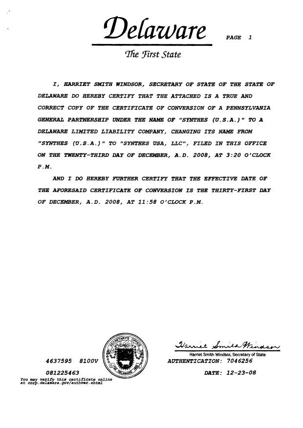 Document de brevet canadien 2057957. Cession 20090313. Image 2 de 11