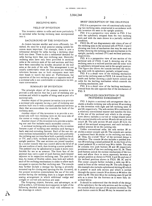 Document de brevet canadien 2058681. Correspondance de la poursuite 19920821. Image 2 de 10