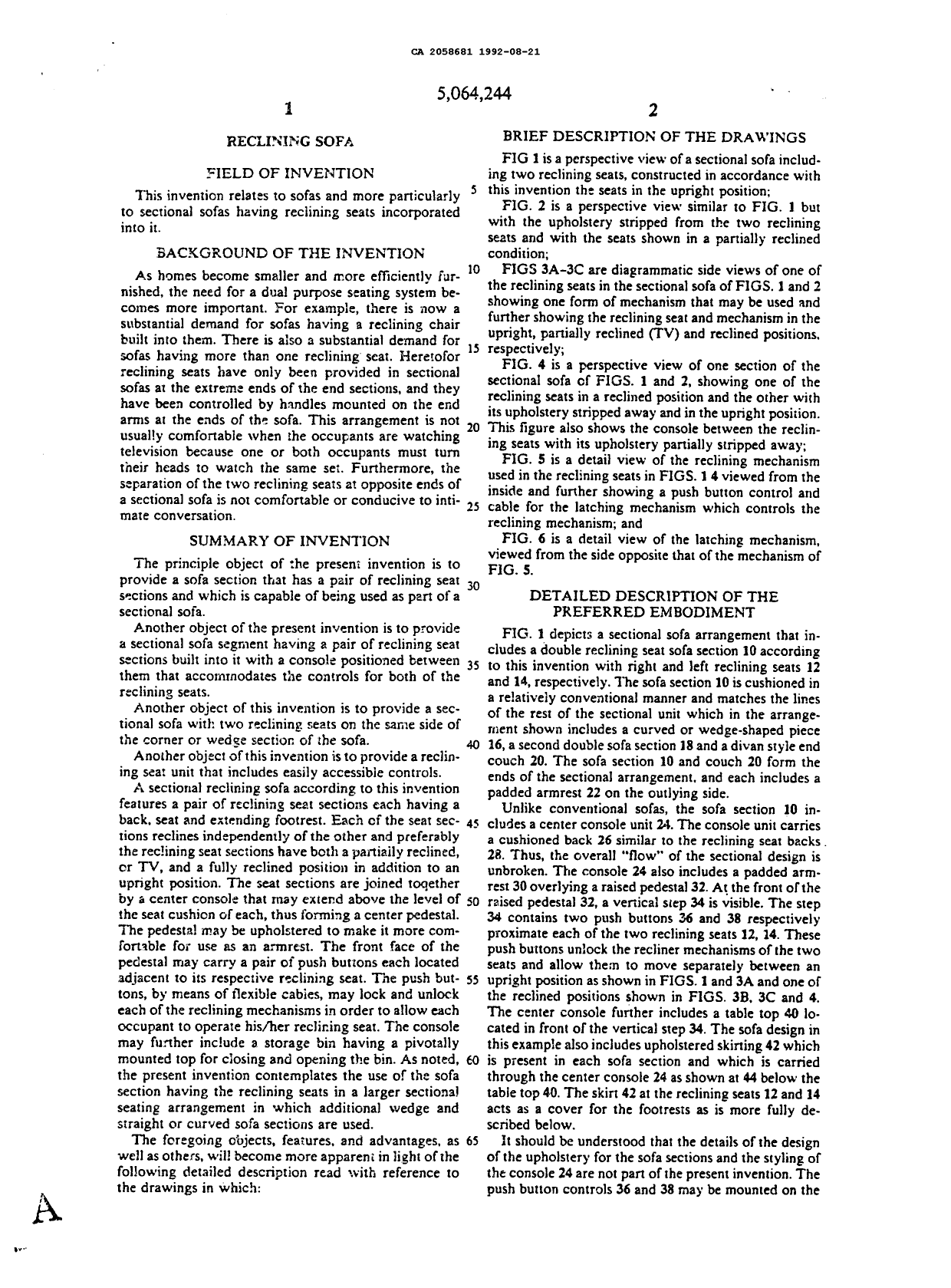 Canadian Patent Document 2058681. Prosecution Correspondence 19920821. Image 2 of 10