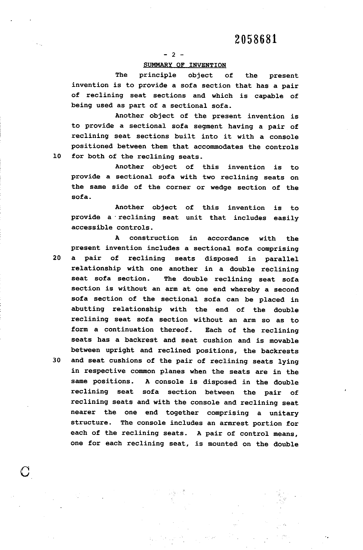Canadian Patent Document 2058681. Description 19940716. Image 2 of 9