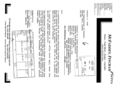 Document de brevet canadien 2059245. Taxes 19971206. Image 1 de 1