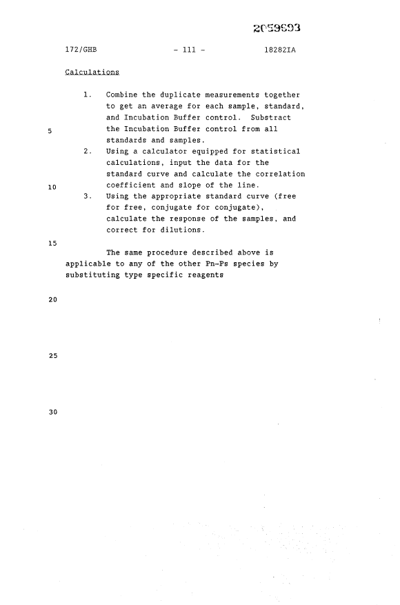 Canadian Patent Document 2059693. Description 20010830. Image 111 of 111