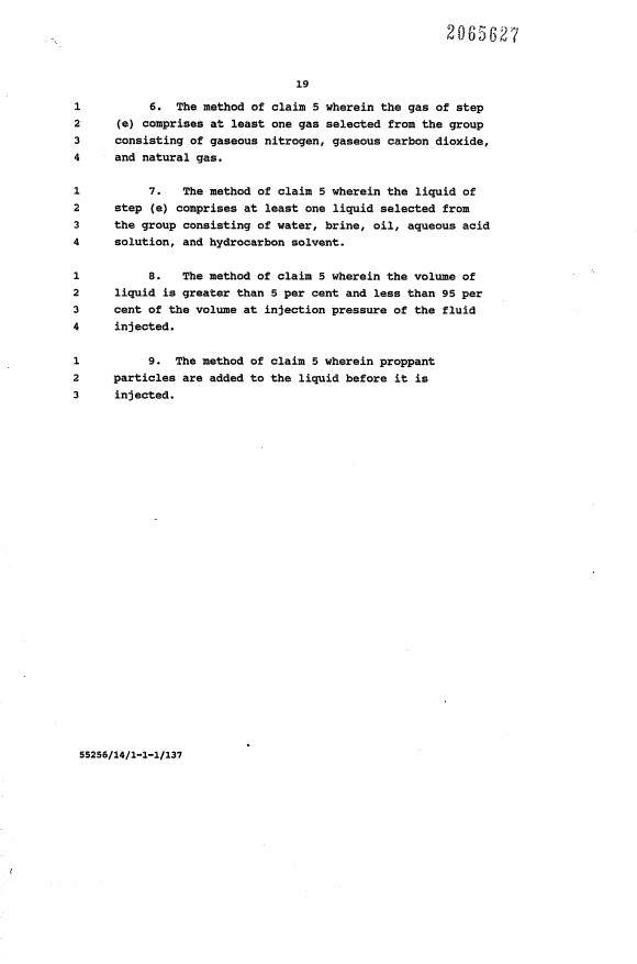 Document de brevet canadien 2065627. Revendications 19931103. Image 2 de 9