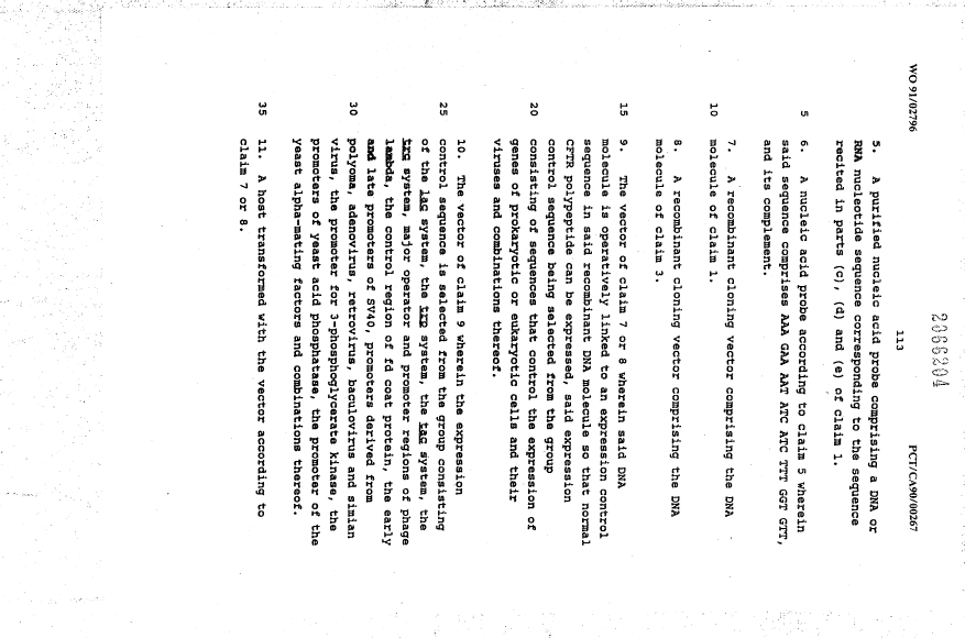 Document de brevet canadien 2066204. Revendications 19940521. Image 2 de 15