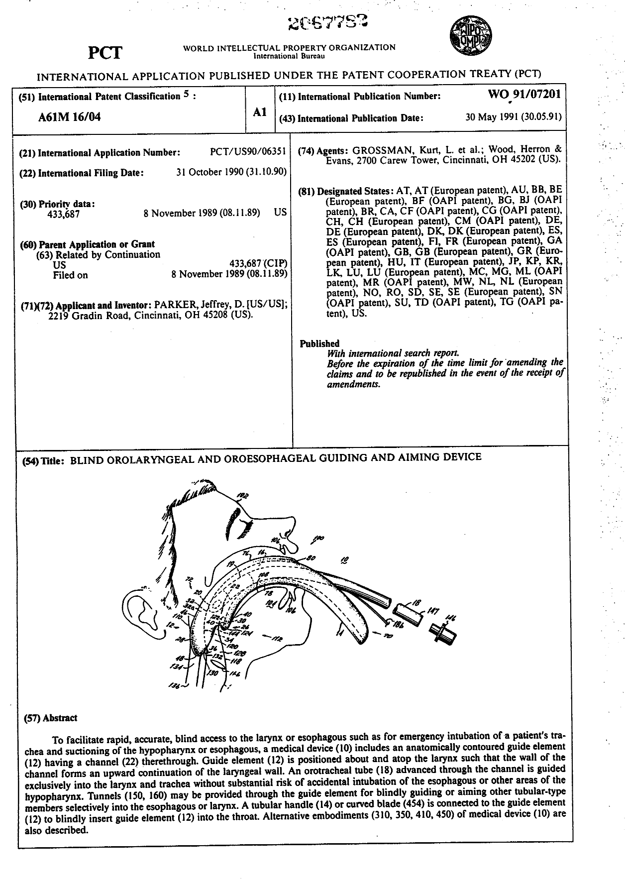 Document de brevet canadien 2067782. Abrégé 19950817. Image 1 de 1