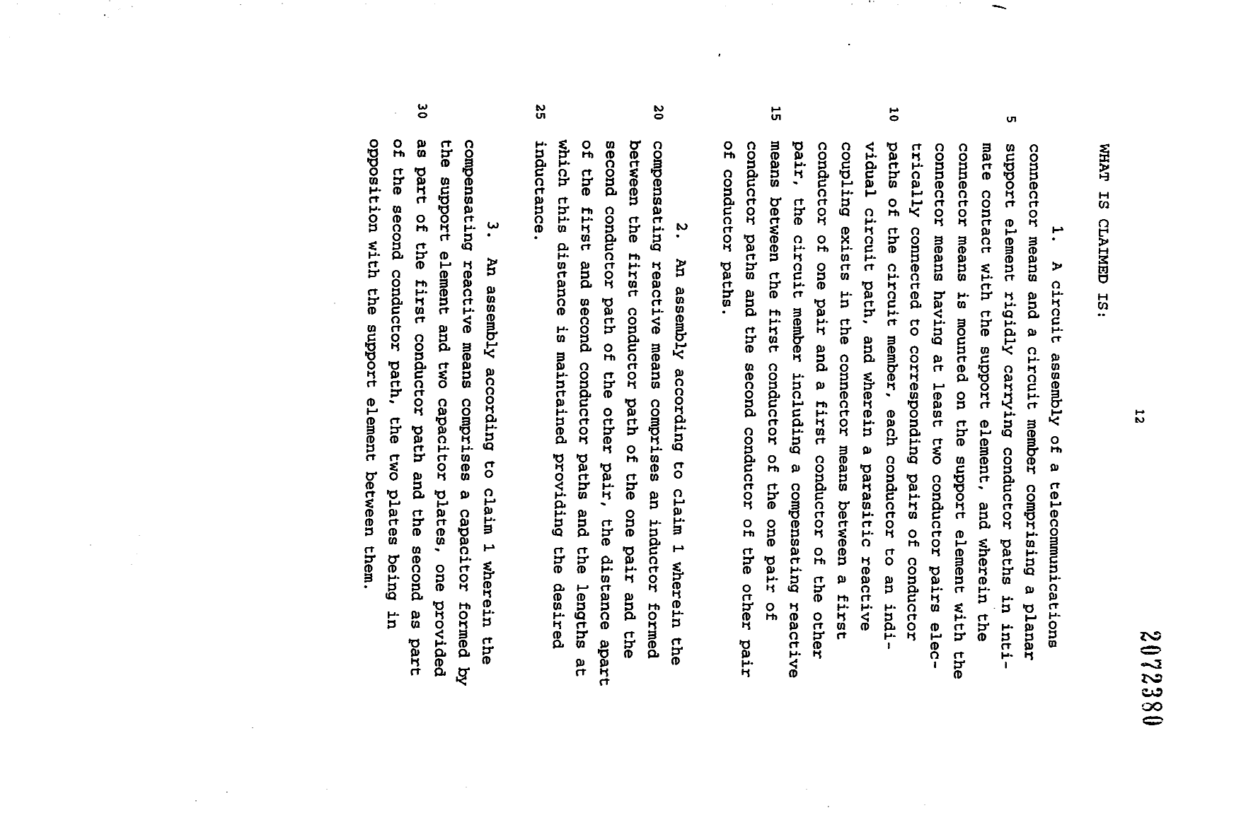 Document de brevet canadien 2072380. Revendications 19931226. Image 1 de 1