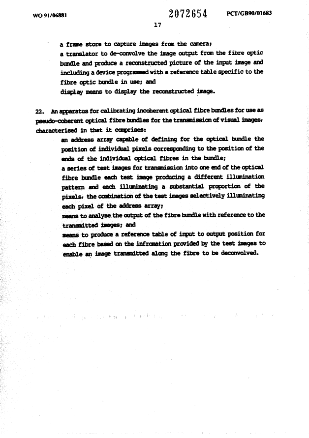Document de brevet canadien 2072654. Revendications 19910504. Image 4 de 4
