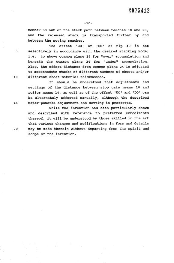 Document de brevet canadien 2075412. Description 19931204. Image 10 de 10