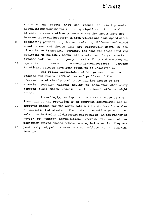 Document de brevet canadien 2075412. Description 19931204. Image 2 de 10