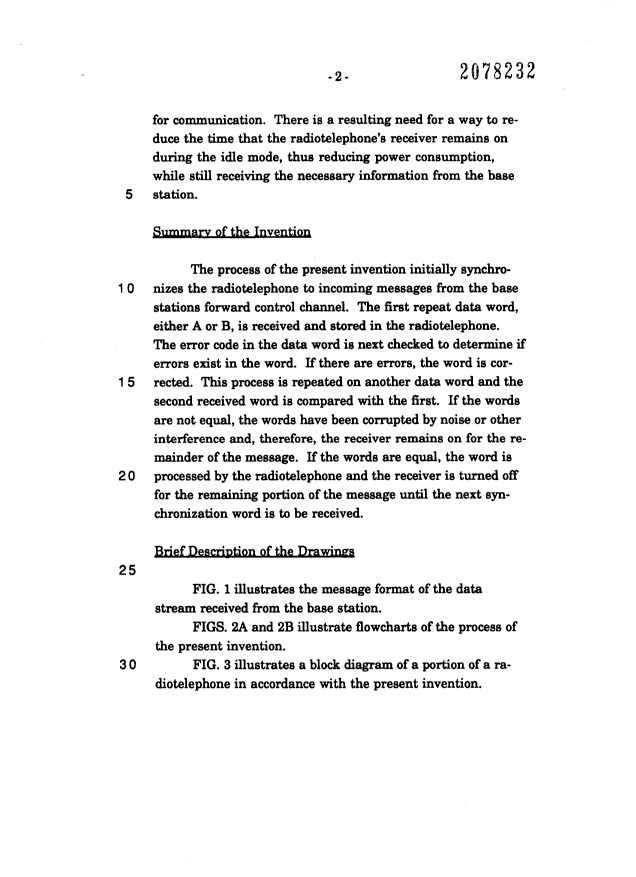 Document de brevet canadien 2078232. Description 19960423. Image 2 de 5