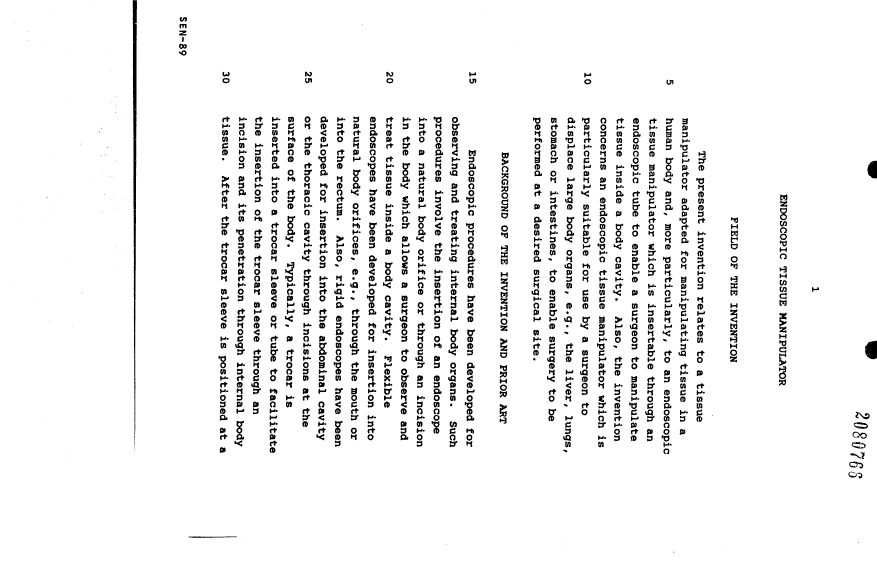 Document de brevet canadien 2080766. Description 19940409. Image 1 de 19