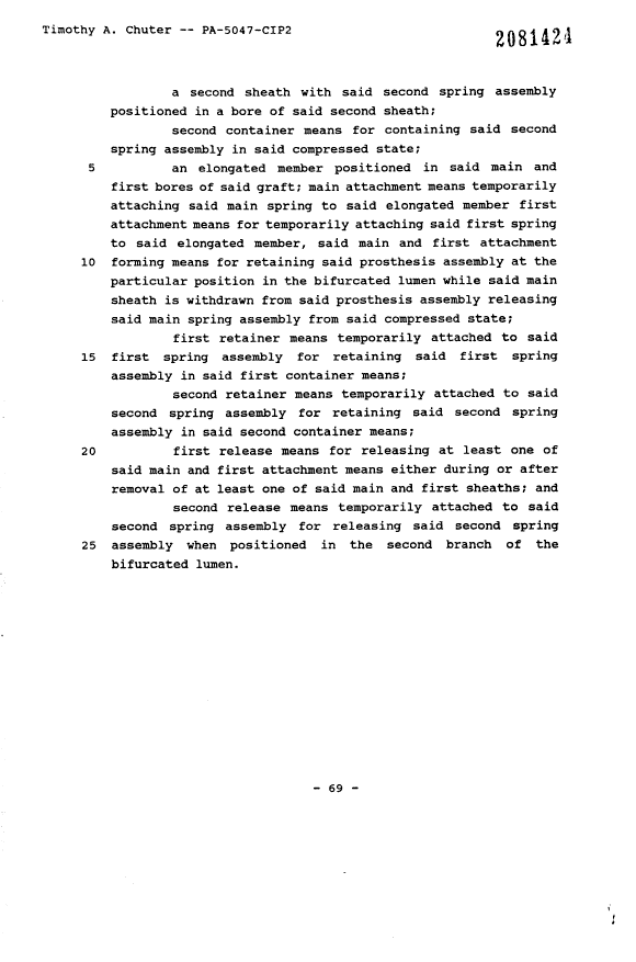 Document de brevet canadien 2081424. Revendications 19940205. Image 22 de 22