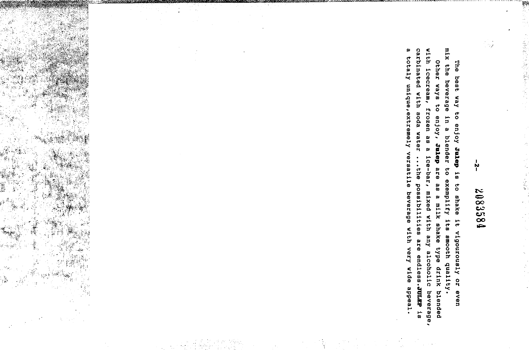 Document de brevet canadien 2083584. Description 19951210. Image 2 de 2