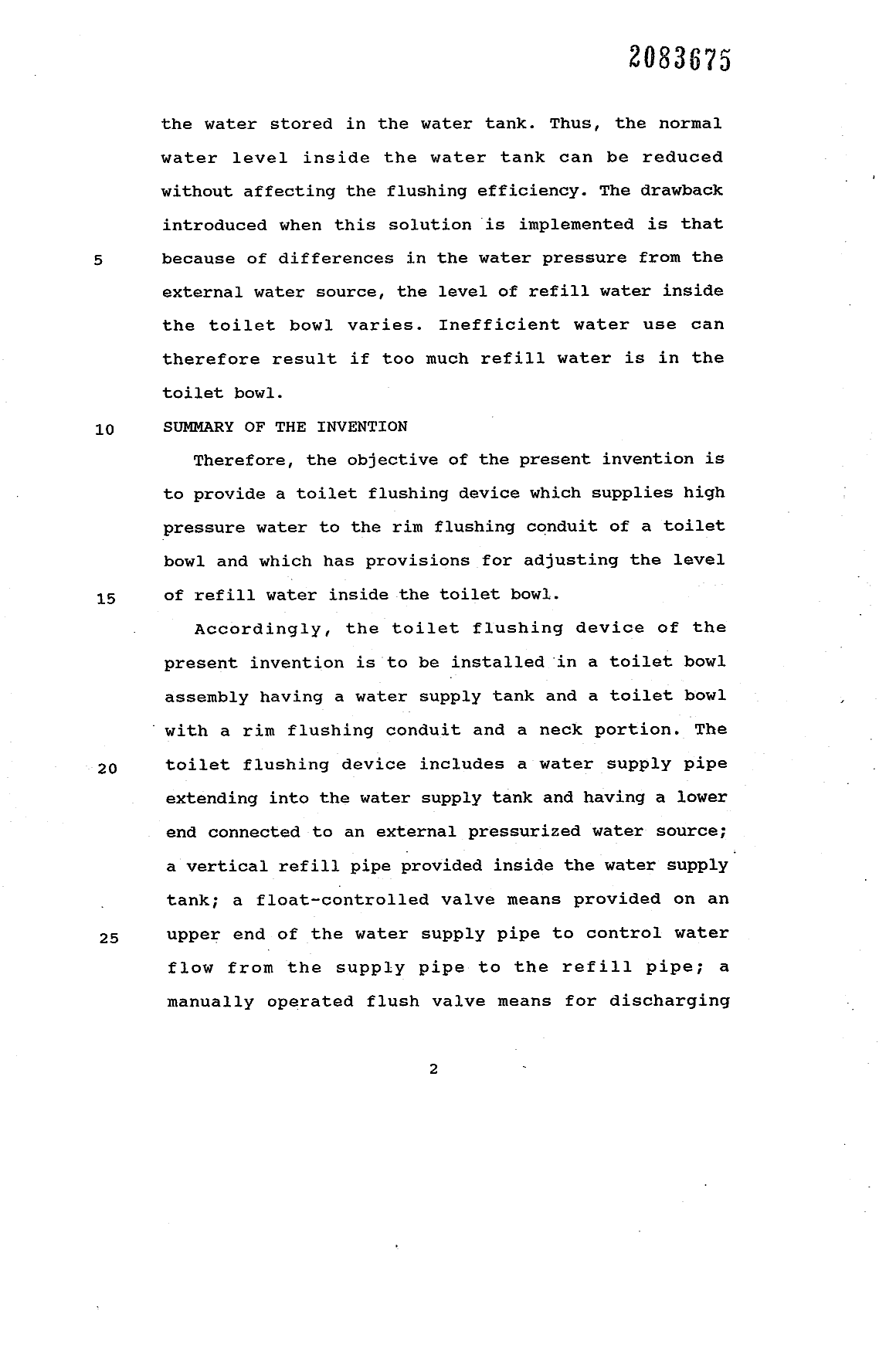 Canadian Patent Document 2083675. Description 19931213. Image 2 of 12