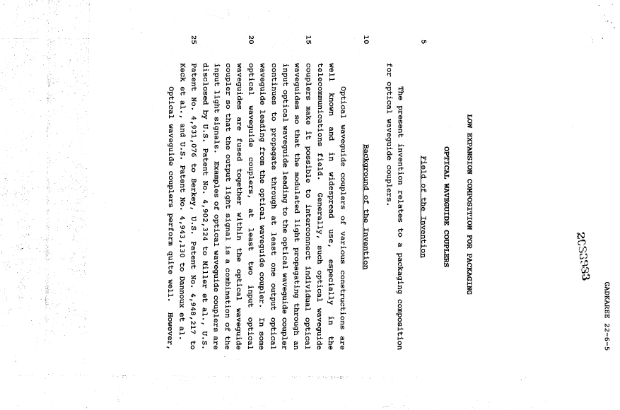 Document de brevet canadien 2083983. Description 19940121. Image 1 de 14