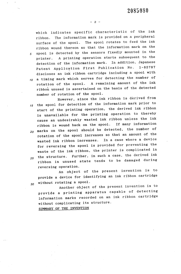 Canadian Patent Document 2085080. Description 19931103. Image 2 of 9