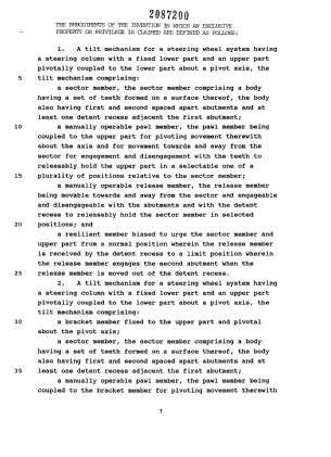 Document de brevet canadien 2087200. Revendications 19951017. Image 1 de 4