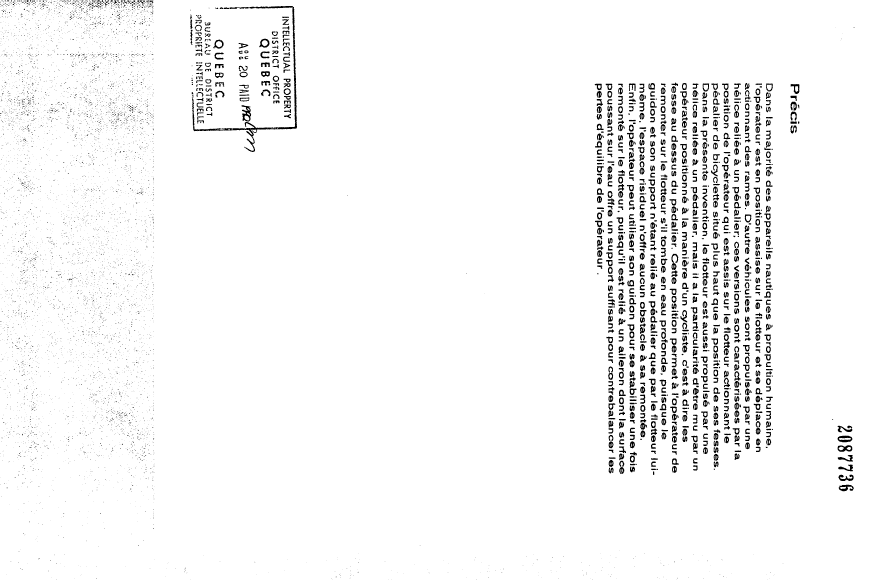 Document de brevet canadien 2087736. Abrégé 19960618. Image 1 de 1