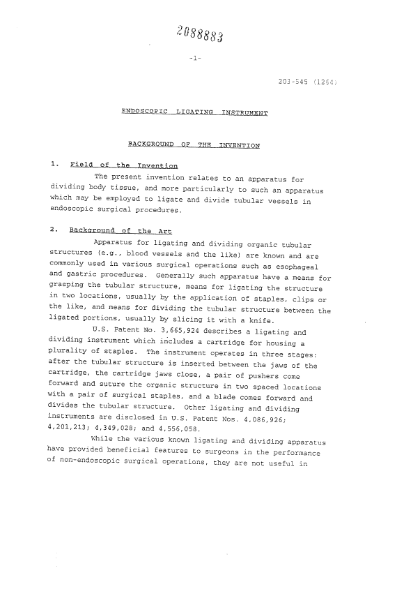 Canadian Patent Document 2088883. Description 19930814. Image 1 of 14