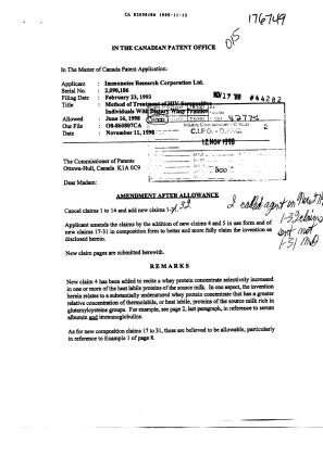 Canadian Patent Document 2090186. Prosecution-Amendment 19971212. Image 1 of 6