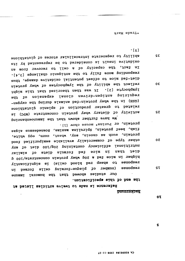 Canadian Patent Document 2090186. Description 19971227. Image 1 of 15