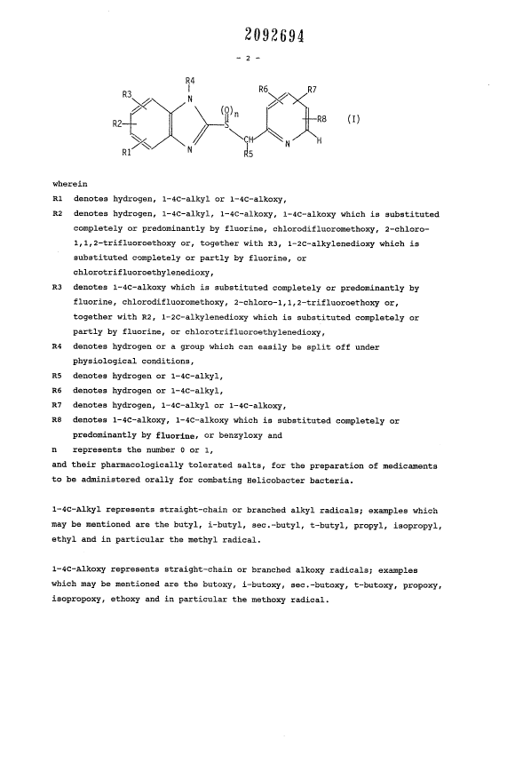 Document de brevet canadien 2092694. Description 19921221. Image 2 de 14