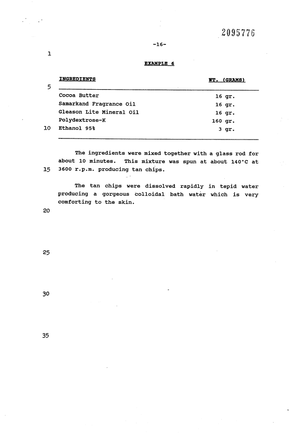 Canadian Patent Document 2095776. Description 19940121. Image 16 of 17